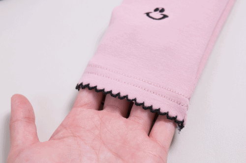 FANMOU - 內搭褲-蕾絲結-黑色