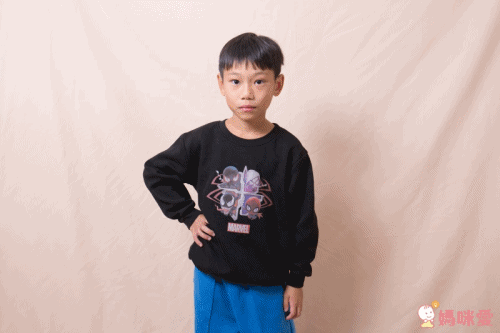 韓國 NYkids - 迪士尼純棉反光T-美國隊長-白