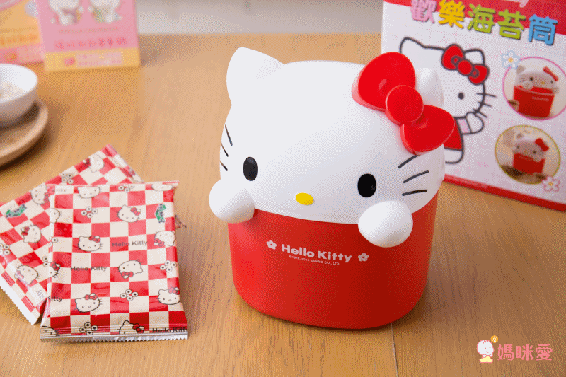 最夢幻年節禮盒【HELLO KITTY】巧心捲禮盒、精緻造型海苔筒