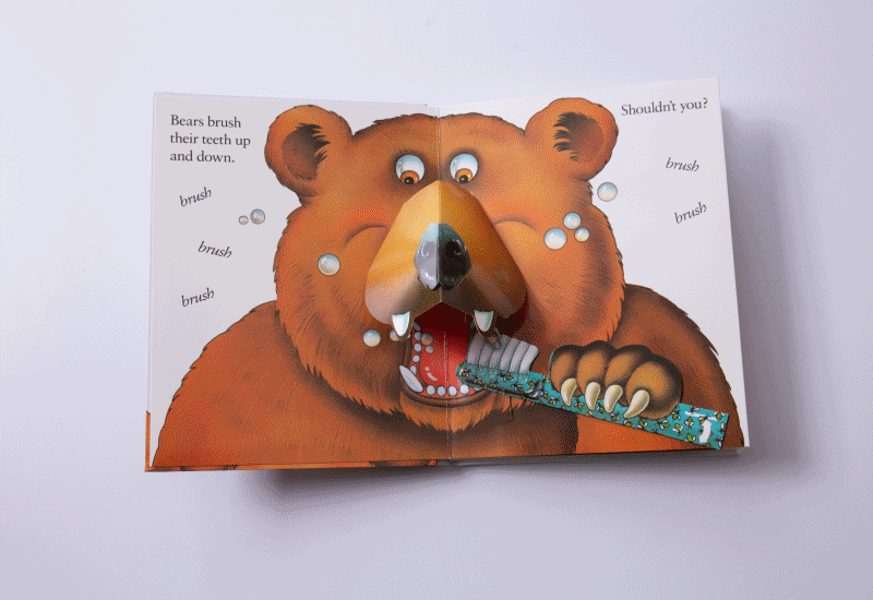 Brush Your Teeth, Please: A Pop-up Book 大家來刷牙（操作互動書）