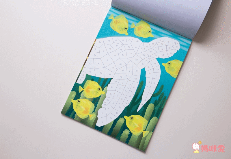 美國瑪莉莎 Melissa & Doug - MD貼紙簿-數字馬賽克貼-叢林動物