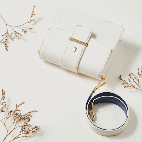 韓國 CARLYN - 夫妻的世界-「最美小三」呂多京(韓素希)同款包-天使象牙白 (20x15.5x6.5cm／423g)