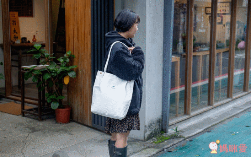 韓版 - 帆布包(有暗袋)-玫瑰粉