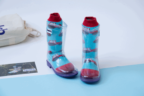 英國Squelch透明百變雨鞋 ♥ 孩子的專屬雨鞋