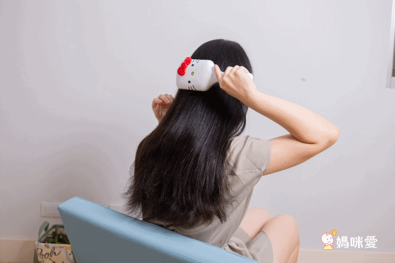 日本 KOIZUMI 小泉成器 - Hello Kitty 音波美髮梳-動物派對-KBE-G838 WE