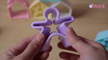 西班牙 dëna - 多功能益智軟積木/疊疊樂 小人物+小房子-夢幻藍