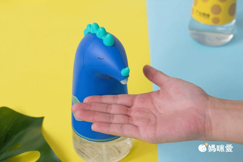 小七泡泡 - 自動感應泡沫洗手機(含洗手液一入)-恐龍-含專用洗手液乙罐 (有效期限: 2023/04/10)