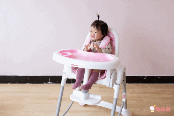 媽咪推薦餐椅NO.1【台灣製 myheart 】好移動、寬座椅