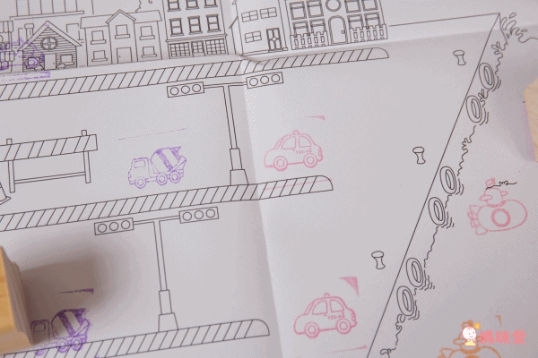 熱銷上千組【台灣製 ilovekids】可水洗八色印台、指印畫本