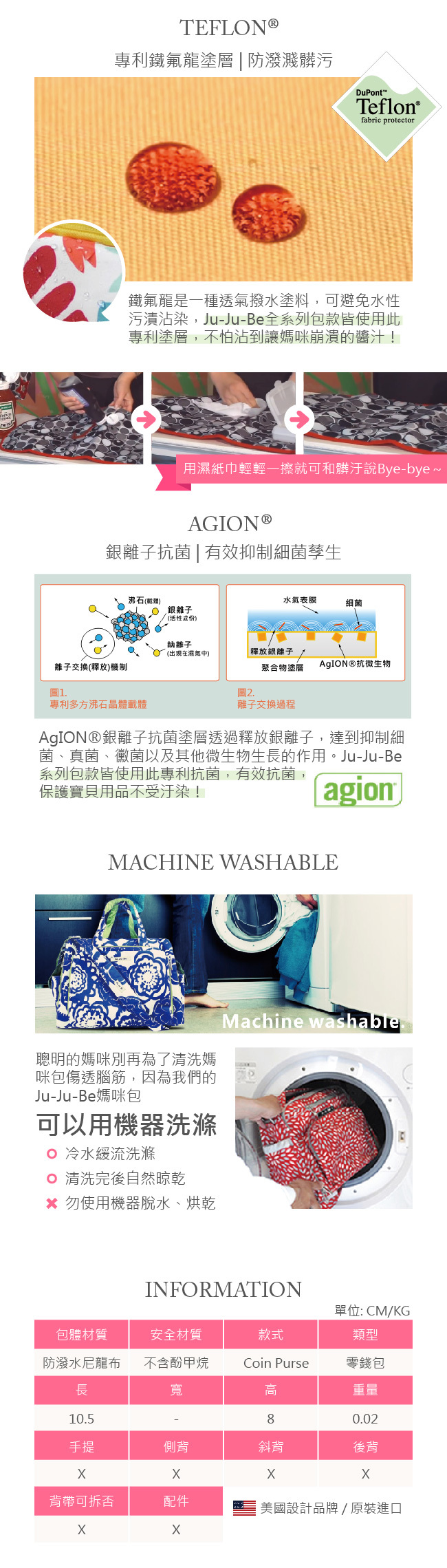 美國 Ju-Ju-Be - Coin Purse 零錢包-Onyx 迷幻前衛系列-Black Ops 佔有慾