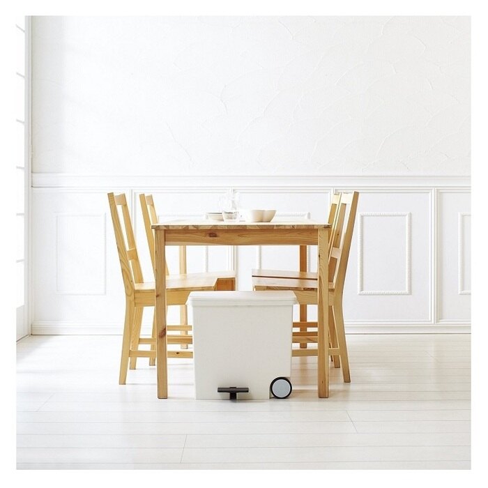 日本 LIKE IT - 橫向式分類垃圾桶-紅色-25L