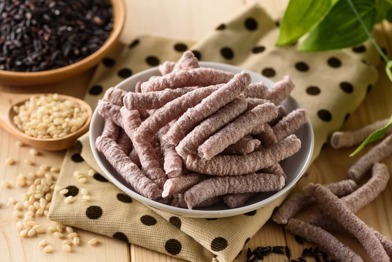 郭老師養生料理 - 寶寶米餅 紫米(罐)-淨重50g