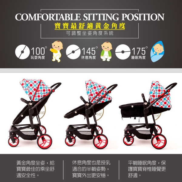 PUKU 藍色企鵝 - PUKU A+皇家雙向推車-皇家格