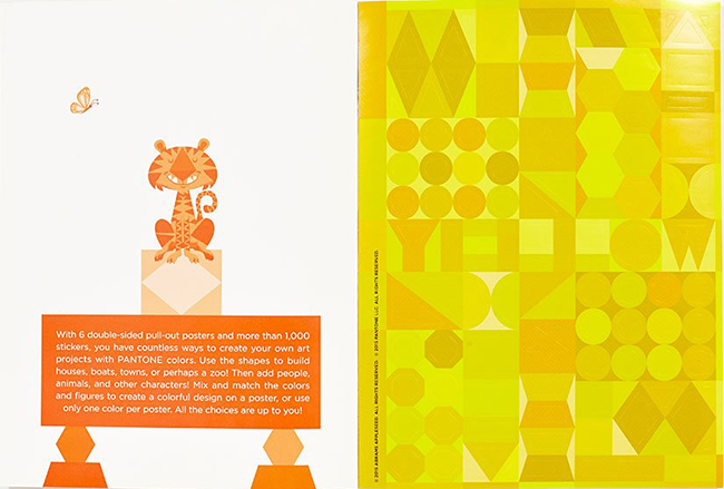 Kidschool - Pantone: Sticker Book with Posters Pantone色彩貼紙海報書（操作書）