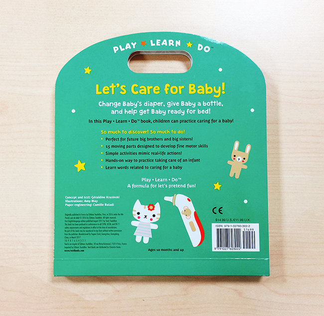 Let's Care for Baby! 我會照顧小寶寶-幼兒新奇操作書-彩色 (21×24cm/硬頁/彩色/8頁)