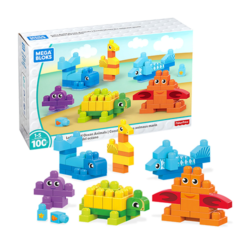 MEGA BLOKS - 【MEGA BLOKS美高積木】可愛海洋生物組