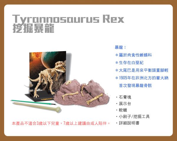 香港4M創意玩具 - 挖掘暴龍 Tyrannosaurus Rex Skeleton