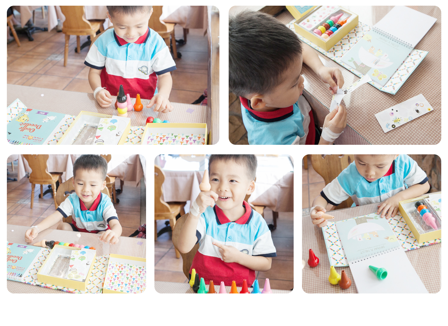 澳洲 Tiger Tribe - 旅行蠟筆盒-形狀世界