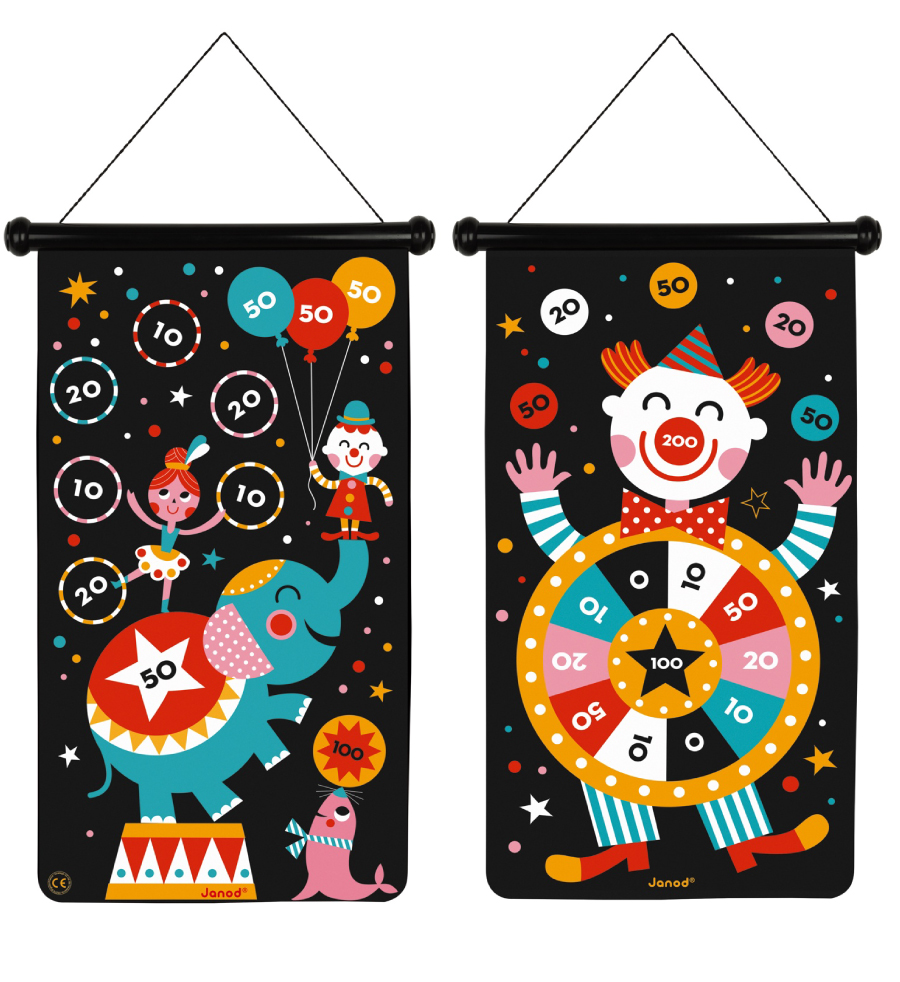 法國Janod - 磁性趣味標靶-馬戲團