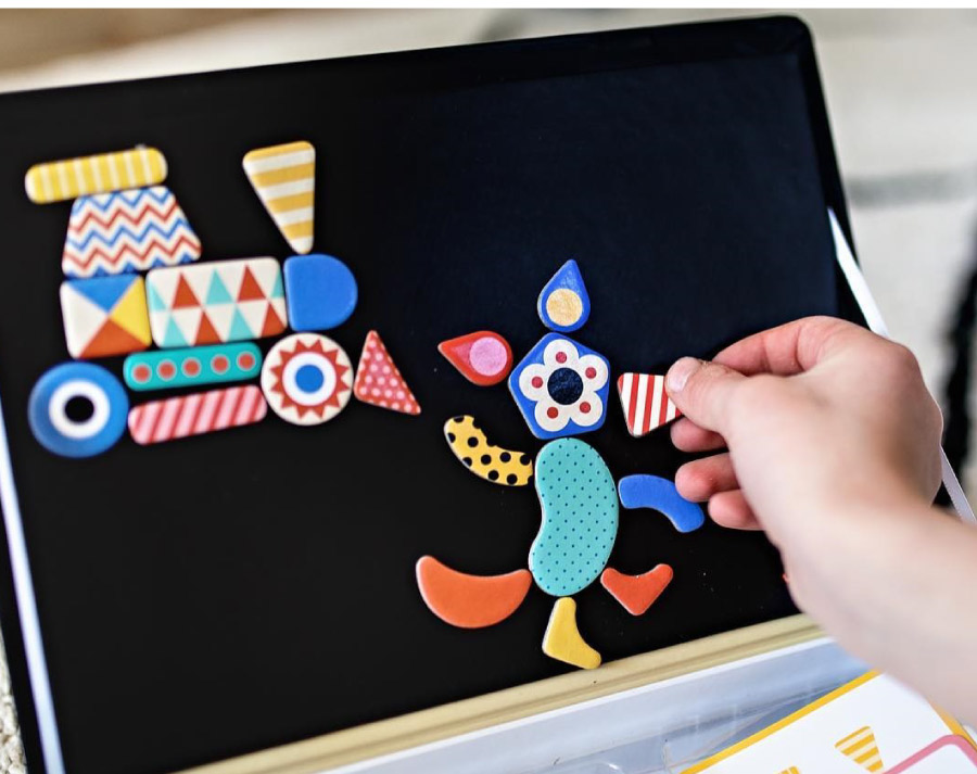 法國Janod - 【熱賣】磁鐵遊戲書-有趣的臉