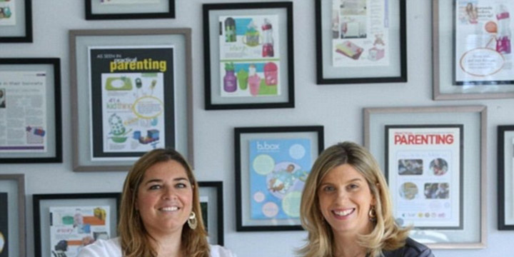 澳洲 b.box - 二代 b.box矽膠杯套吸管組-熱情系（綠＋紫）