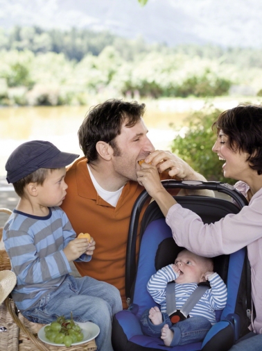 Britax - 旗艦提籃型汽座-藍