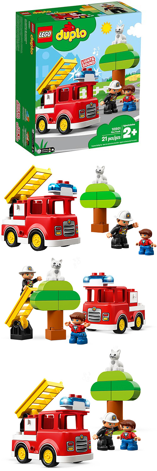 樂高 LEGO - 樂高 Duplo 得寶幼兒系列 - 消防車 10901-21pcs