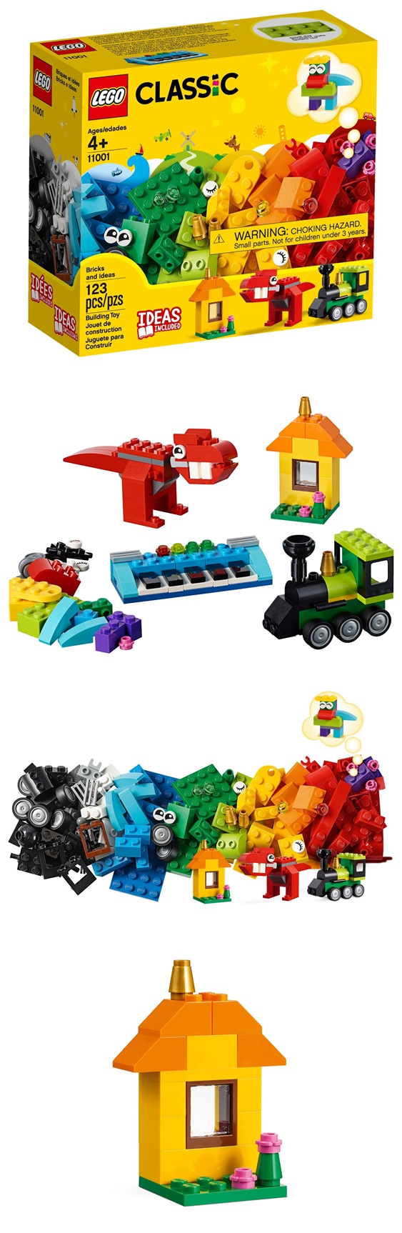 樂高 LEGO - 樂高 Classic 經典基本顆粒系列 - 創意顆粒套裝 11001-123pcs