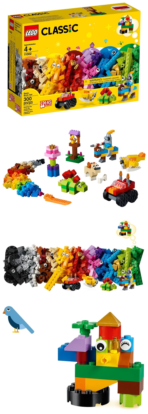 樂高 LEGO - 樂高 Classic 經典基本顆粒系列 - 基本顆粒套裝 11002-300pcs