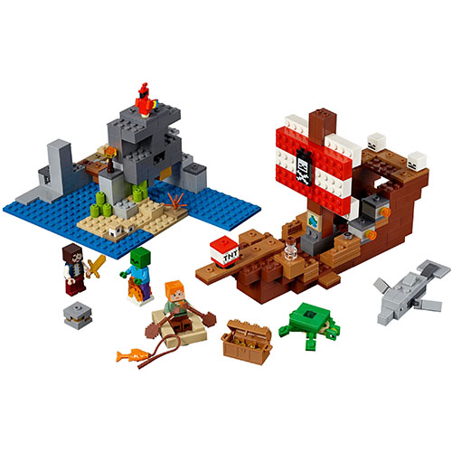 樂高 LEGO - 樂高 Minecraft Micro World 系列 - The Pirate Ship Adventure 21152-386pcs