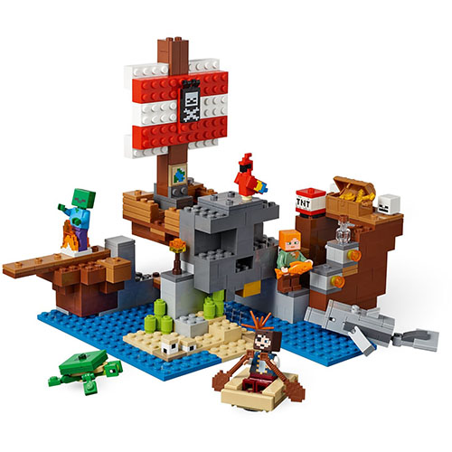 樂高 LEGO - 樂高 Minecraft Micro World 系列 - The Pirate Ship Adventure 21152-386pcs