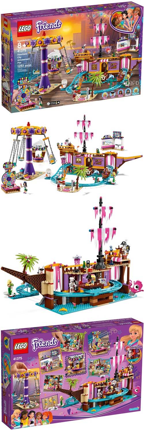 樂高 LEGO - 樂高 Friends 姊妹淘系列 - 心湖城休閒碼頭 41375-1251pcs