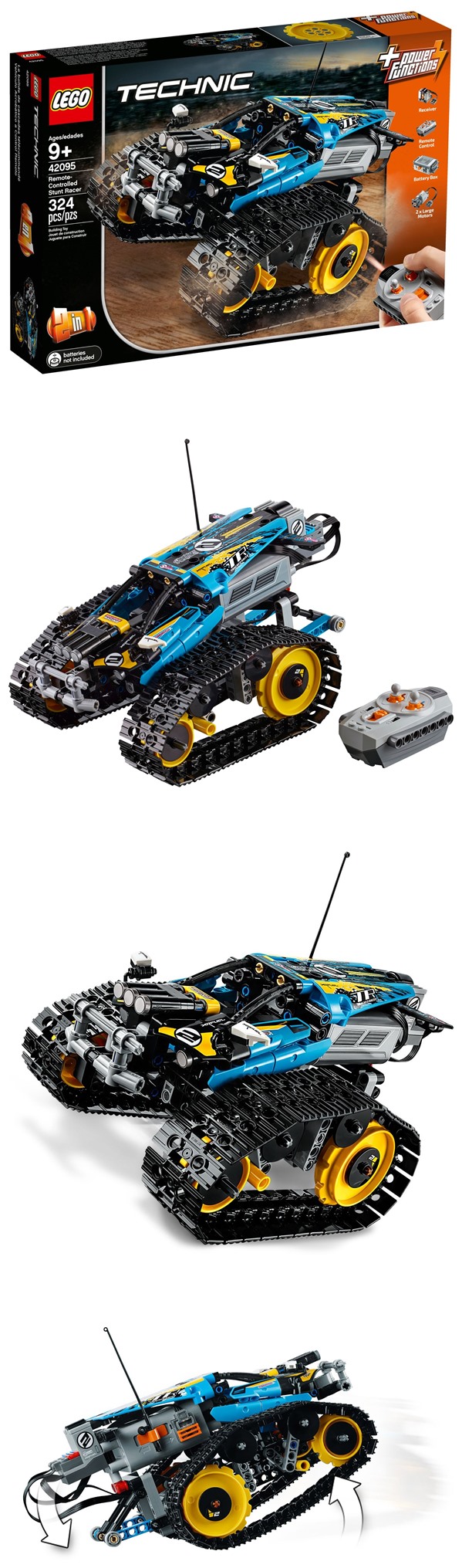 樂高 LEGO - 樂高 Technic 科技系列 - 無線搖控特技賽車 42095-324pcs