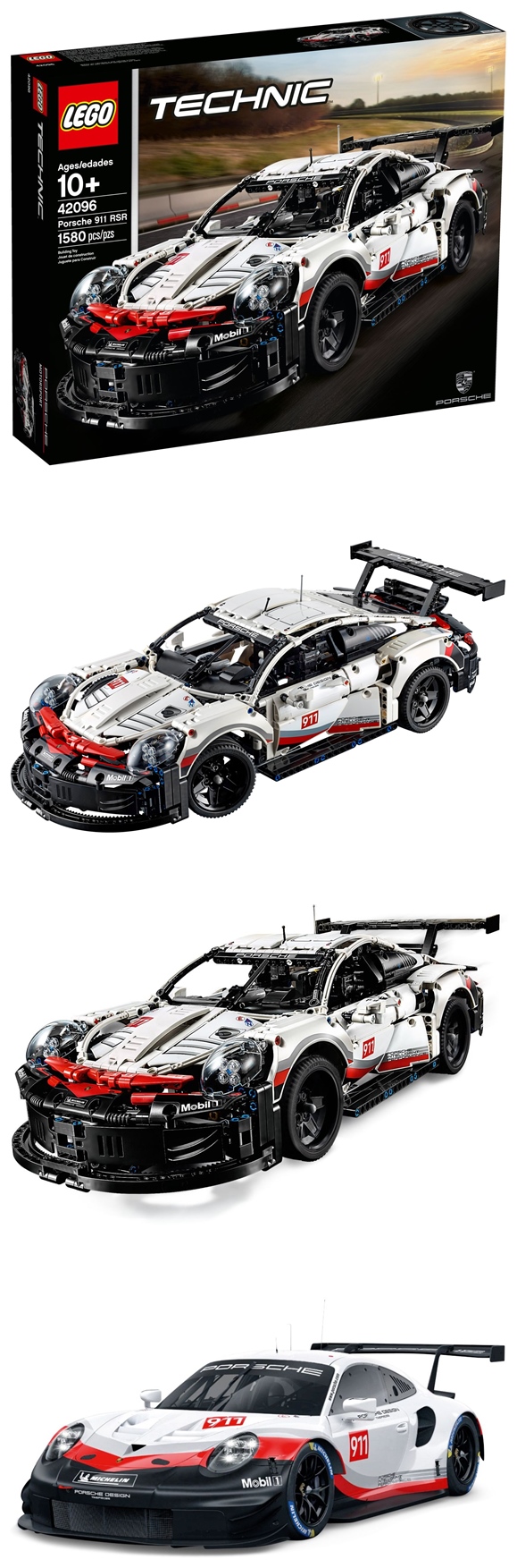 樂高 LEGO - 樂高 Technic 科技系列 - Porsche 911 RSR 42096-1580pcs