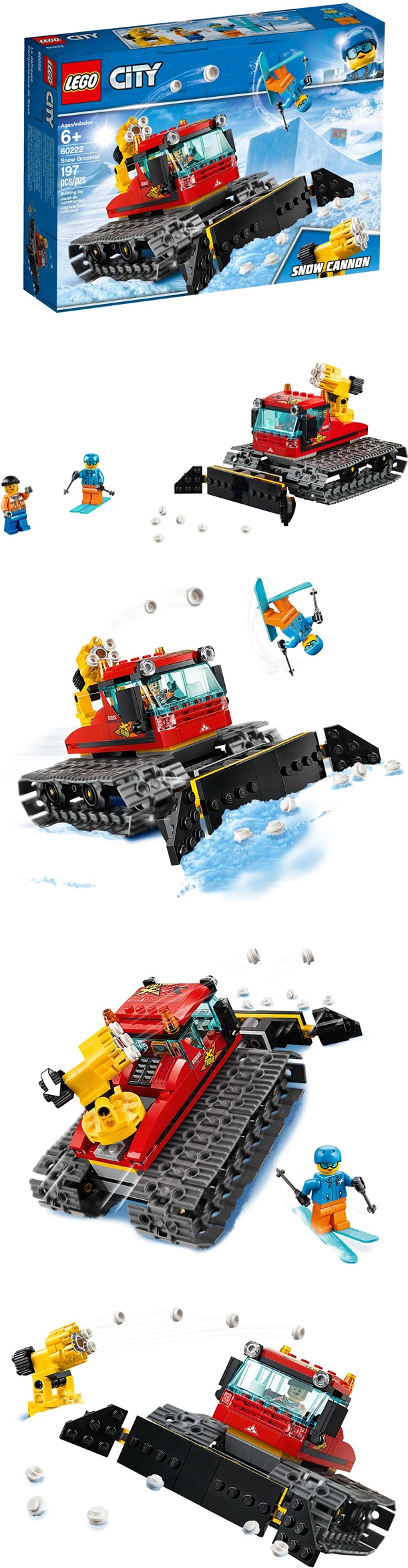 樂高 LEGO - 樂高 CITY 城市系列 - 路道鏟雪車 60222-197pcs