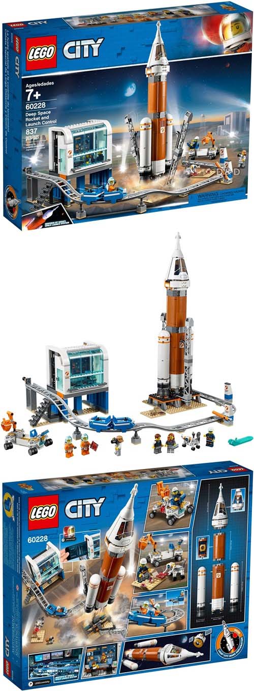 樂高 LEGO - 樂高 CITY 城市太空系列 - 重型火箭及發射控制 60228-837pcs