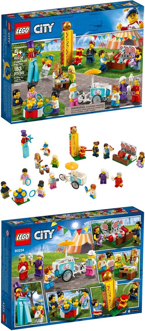 樂高 LEGO - 樂高 CITY 城市系列 - 人偶套裝 - 園遊會 60234-183pcs