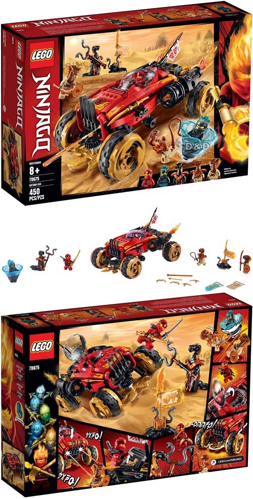 樂高 LEGO - 樂高 NINJAGO 旋風忍者系列 - 卡塔那四驅車 70675-450pcs