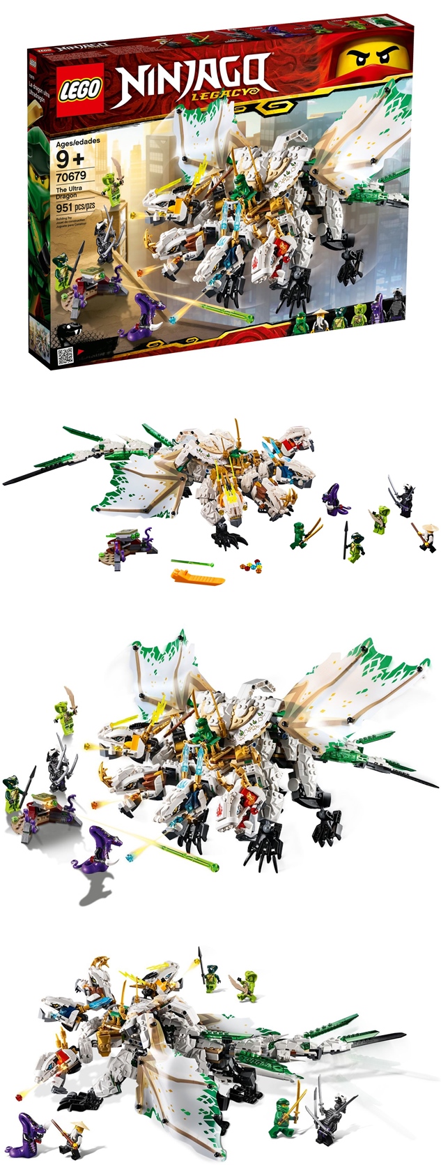 樂高 LEGO - 樂高 NINJAGO 旋風忍者系列 - 超級巨龍 70679-951pcs