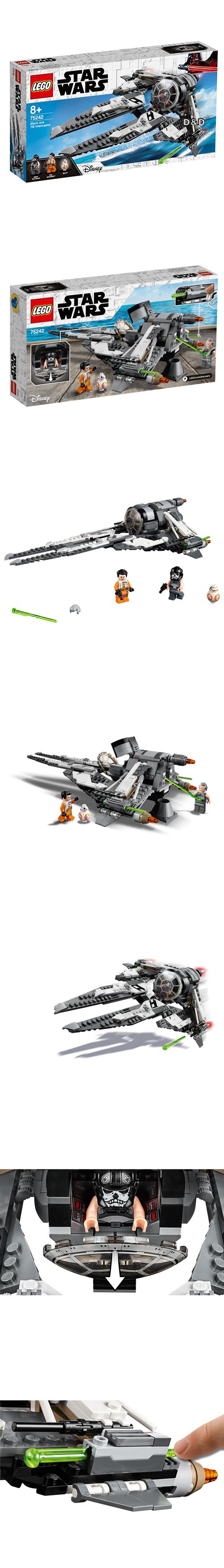樂高 LEGO - 樂高 STAR WARS 星際大戰系列 - Black Ace TIE Interceptor 75242-396pcs