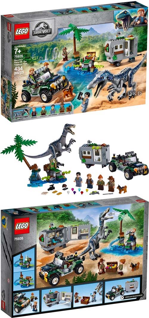 樂高 LEGO - 樂高 Jurassic World 侏儸紀世界系列 - Baryonyx Face-Off: The Treasure Hunt 75935-434pcs