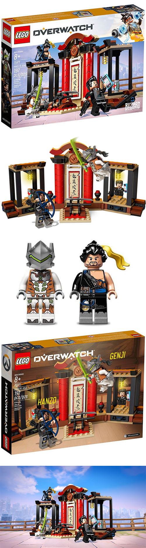 樂高 LEGO - 樂高 Overwatch 鬥陣特工系列 - Hanzo vs. Genji 75971-197pcs