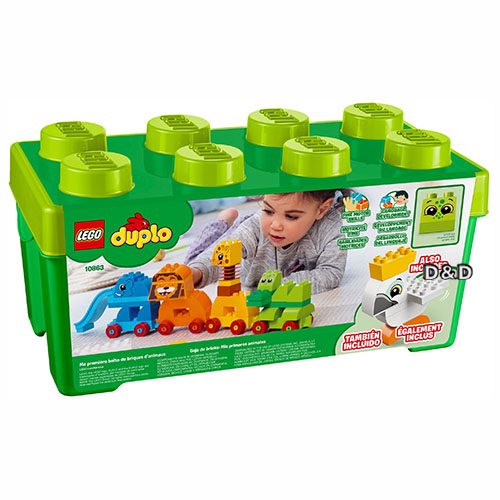 樂高 LEGO - 樂高 Duplo 得寶幼兒系列 - 我的第一個動物顆粒盒 10863-34pcs