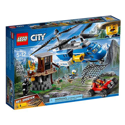 樂高 LEGO - 樂高 CITY 城市警察系列 - 山路追捕 60173-303pcs