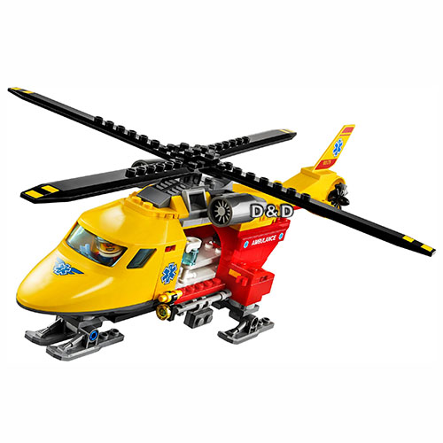 樂高 LEGO - 樂高 CITY 城市系列 - 救護直升機 60179-190pcs