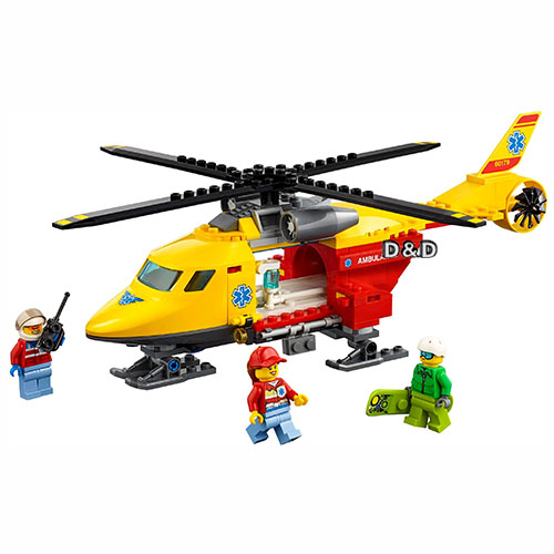 樂高 LEGO - 樂高 CITY 城市系列 - 救護直升機 60179-190pcs