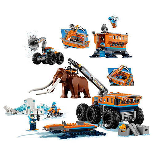 樂高 LEGO - 樂高 CITY 城市系列 - 極地行動探險基地 60195-786pcs