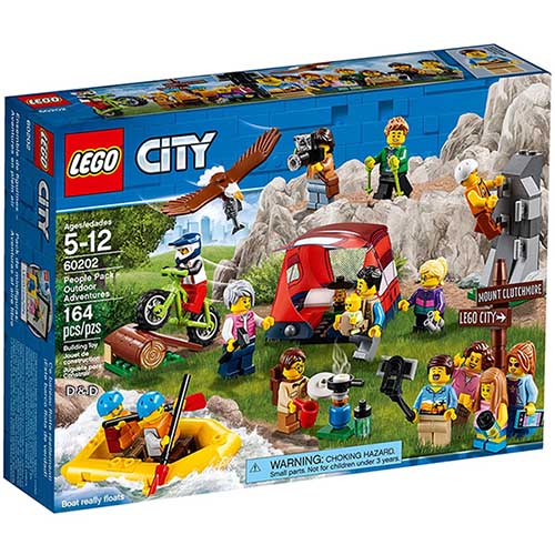 樂高 LEGO - 樂高 CITY 城市系列 - 樂高城市系列戶外探險人偶組 60202-164pcs