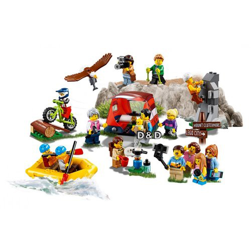 樂高 LEGO - 樂高 CITY 城市系列 - 樂高城市系列戶外探險人偶組 60202-164pcs