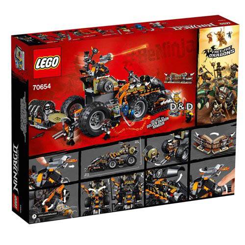 樂高 LEGO - 樂高 NINJAGO 旋風忍者系列 - 獵龍戰車 70654-1179pcs